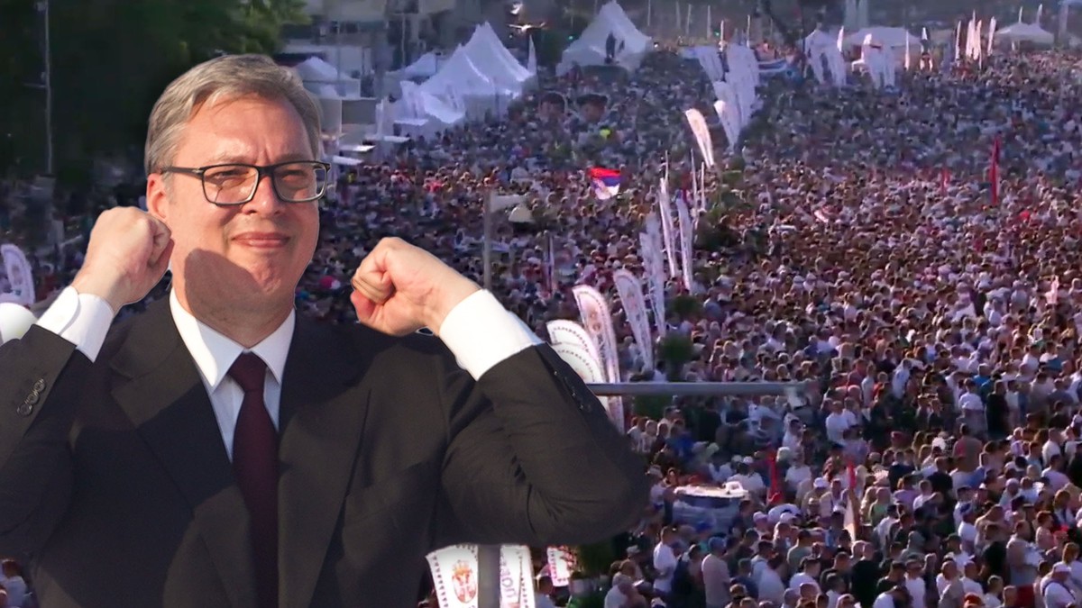 Skup SNS u Beogradu Aleksandar Vučić