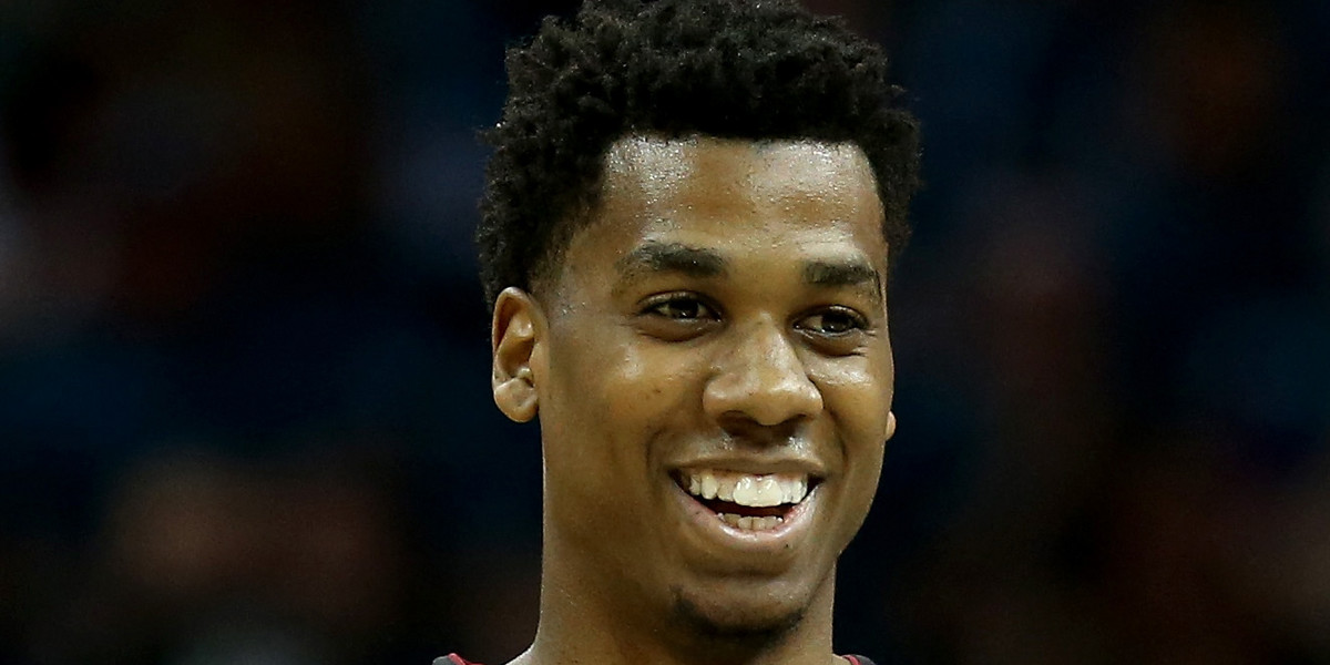 Hassan Whiteside is going to benefit this summer from his hard work.