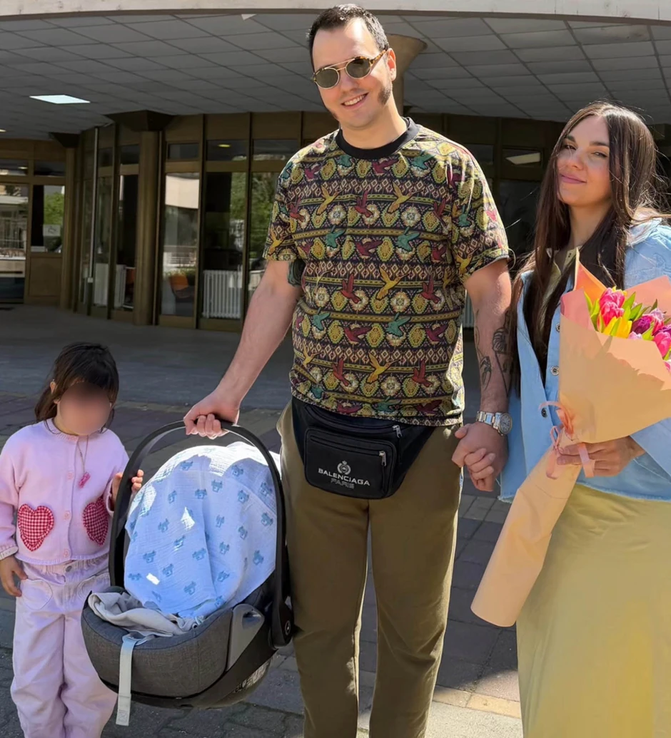 Aleksa Balašević sa ženom