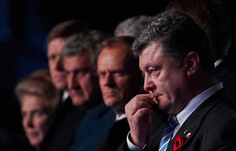Prezydent Ukrainy PETRO POROSZENKO na Westerplatte