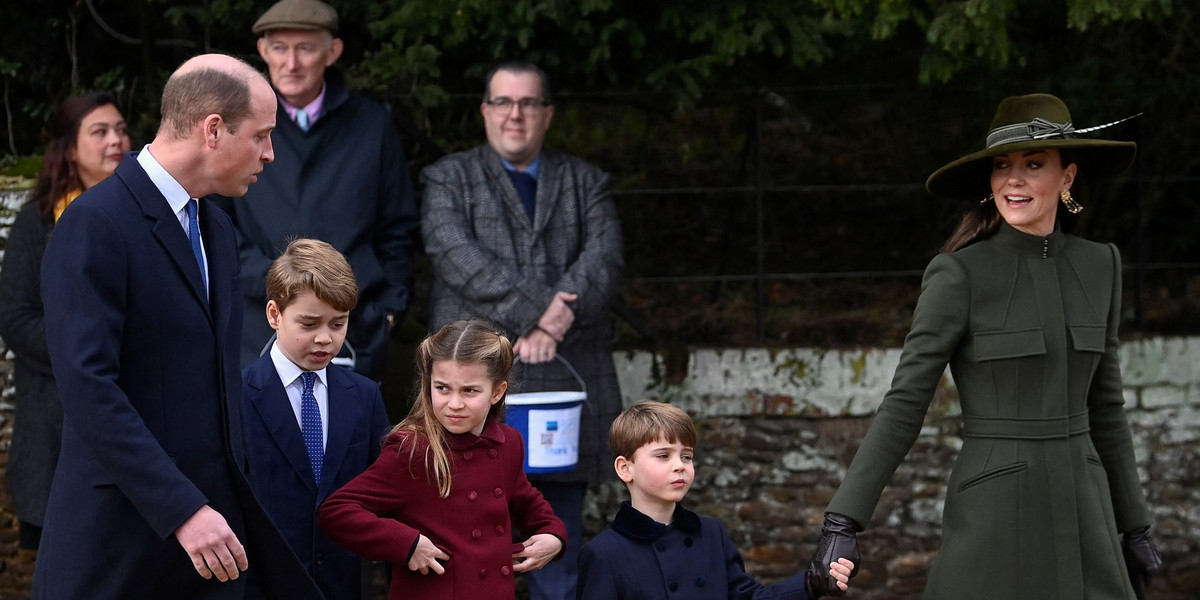 William, Kate Middleton i dzieci