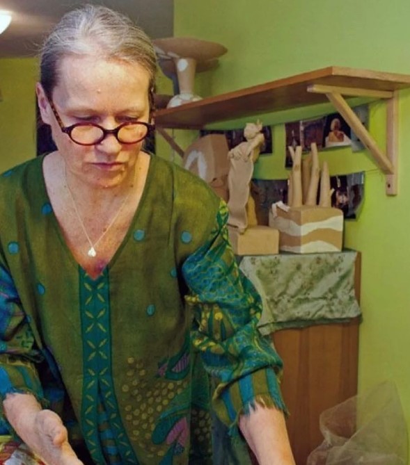 Umelkyňa Mária Banášová. 