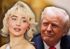 Sabrina Karpenter i Donald Tramp 