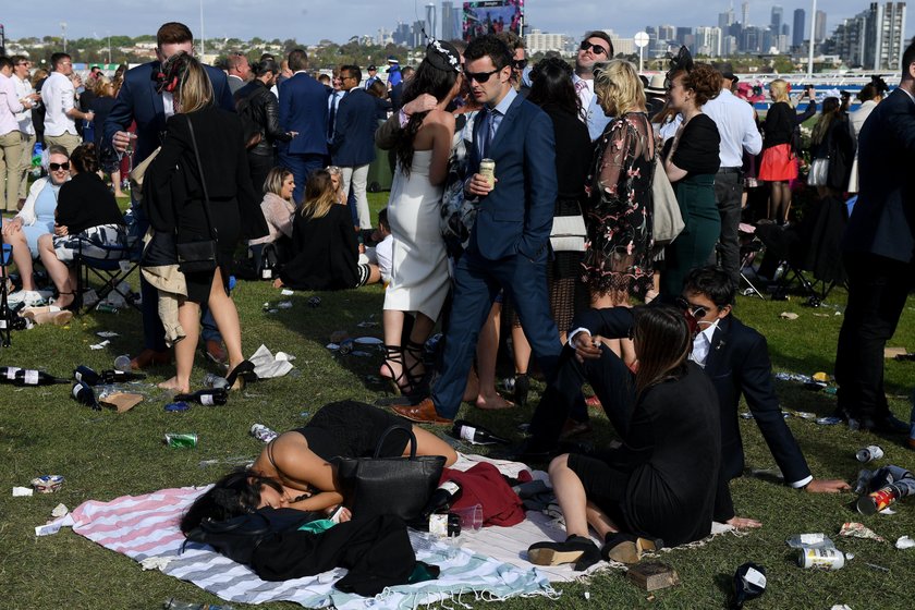 Melbourne Cup Day at Flemington Racecourse in Melbourne