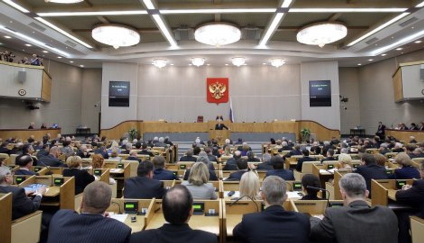 Zasedanje ruske Državne dume