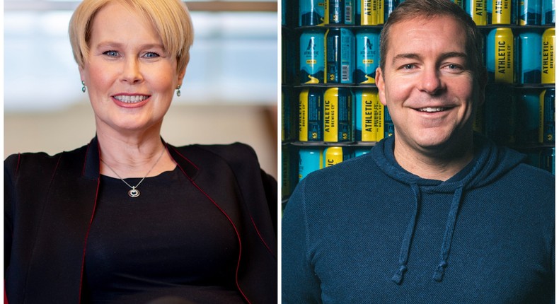 Heineken's US CEO Maggie Timoney and Athletic Brewing CEO Bill Shufelt say that Americans are increasingly looking for moderation.Heineken/Athletic Brewing