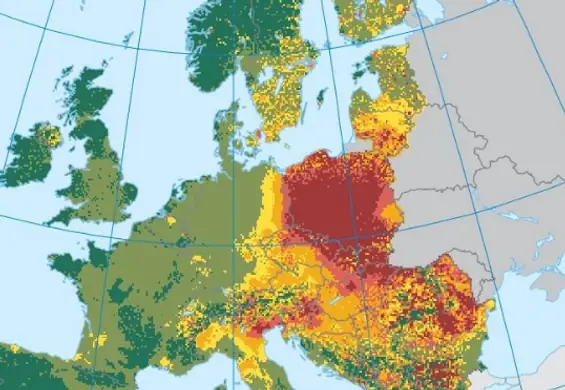 Nie bez przyczyny boimy się smogu. Zobacz mapę, która dała ku temu mocne powody