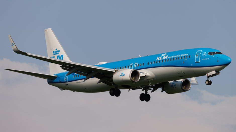 Samolot linii KLM (zdjęcie ilustracyjne)