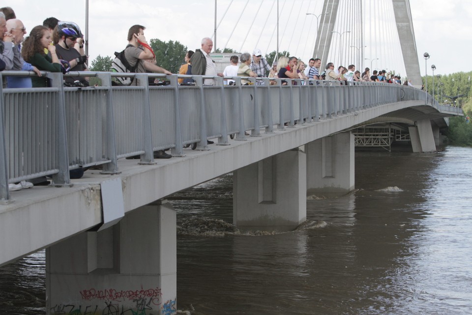 WARSZAWA POWÓDŹ MOST ŚWIĘTOKRZYSKI