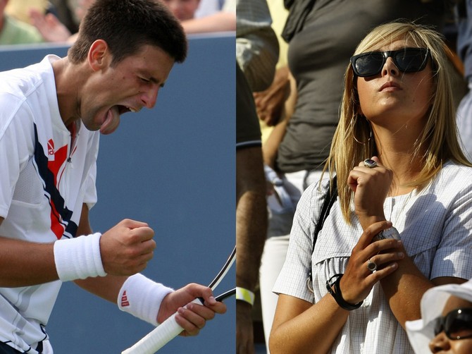 Novak imitirao Šarapovu na US Openu, ona htela da pukne od besa
