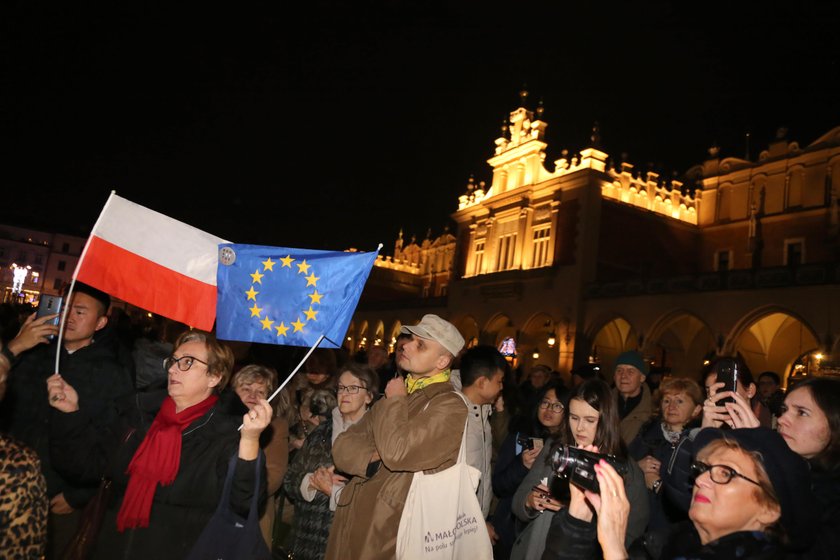 Protesty w obronie sędziów w całej Polsce