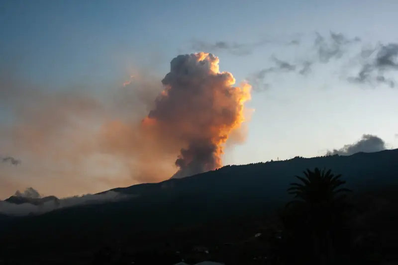 Wulkan Cumbre Vieja na wyspie La Palma