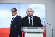 Jarosław Kaczyński i Mateusz Morawiecki