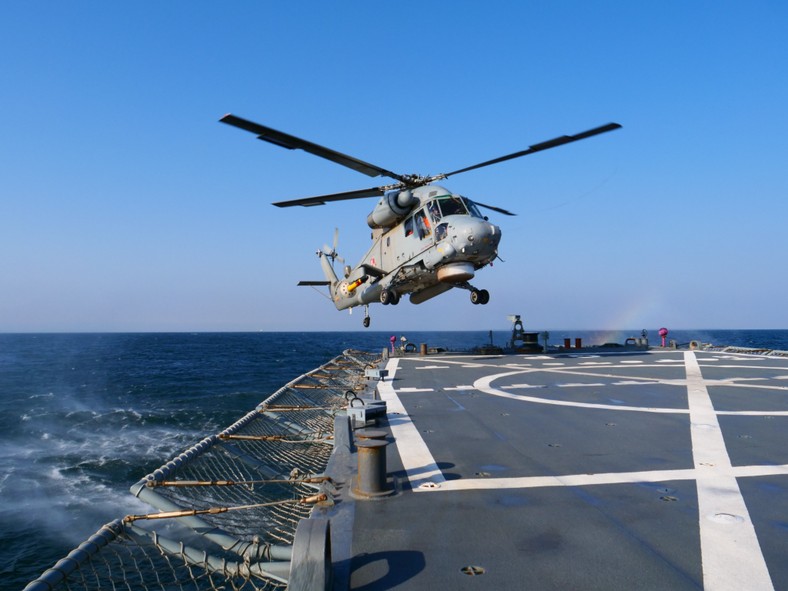 Śmigłowiec Kaman SH-2G Super Seasprite. W Marynarce Wojennej RP służą cztery takie maszyny. Polska otrzymała maszyny razem z amerykańskimi fregatami typu Oliver Hazard Perry.