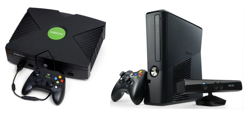 Poprzednicy: pierwszy Xbox i Xbox 360