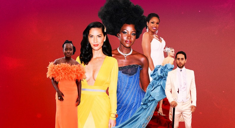 Met Gala fashion styled by Micaela Erlanger.Karwai Tang/Getty Images; George Pimentel/Getty Images; John Shearer/Getty Images; Theo Wargo/Getty Images; Kevin Mazur/Getty Images; Dimitrios Kambouris/Getty Images; Alyssa Powell/Insider