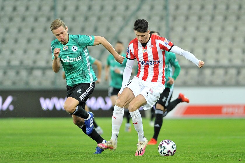 Pilka nozna. PKO Ekstraklasa. Cracovia Krakow - Legia Warszawa. 22.11.2020