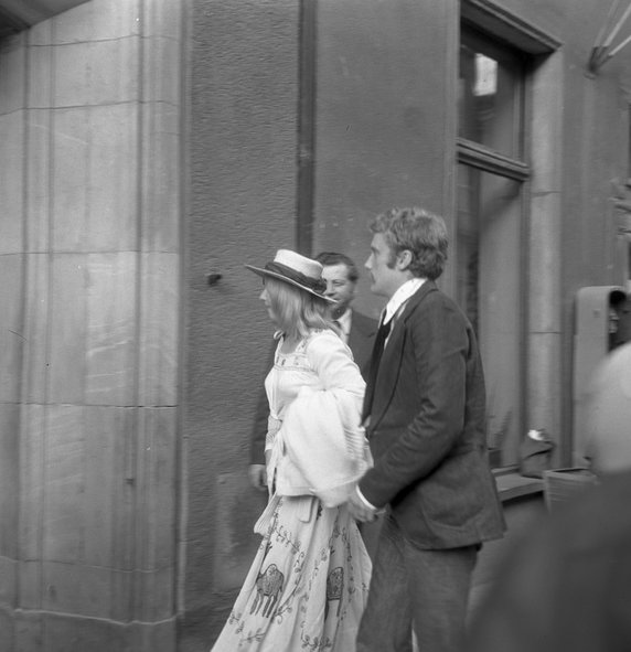 Maryla Rodowicz i Daniel Olbrychski na I Festiwalu Polskich Filmów Fabularnych (1974)