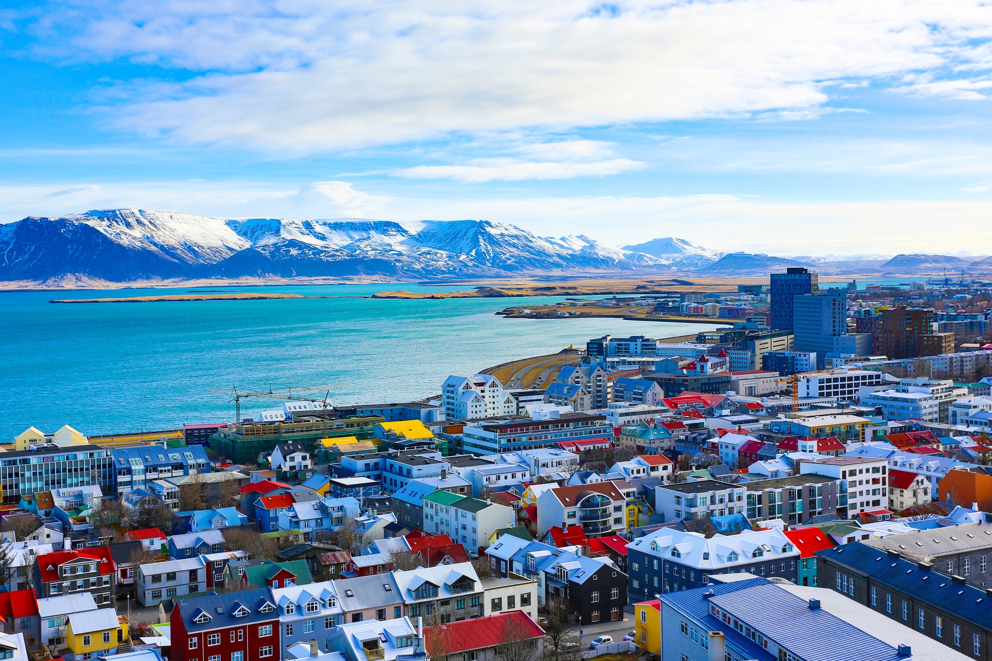 Hlavné mesto Islandu Reykjavík.