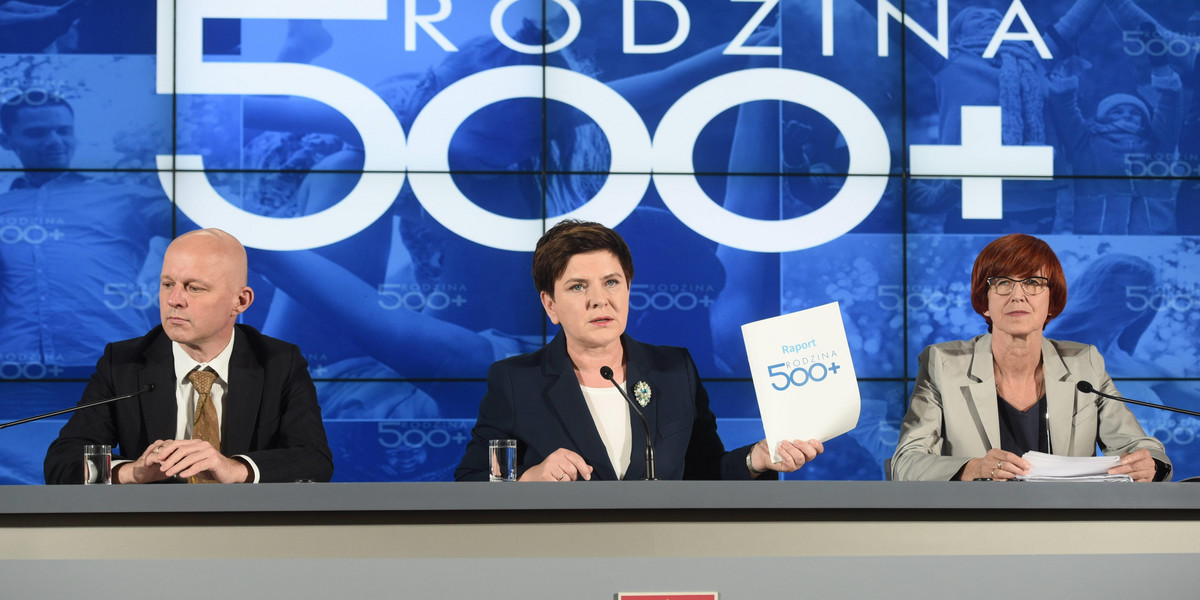 Beata Szydło i Elżbieta Rafalska