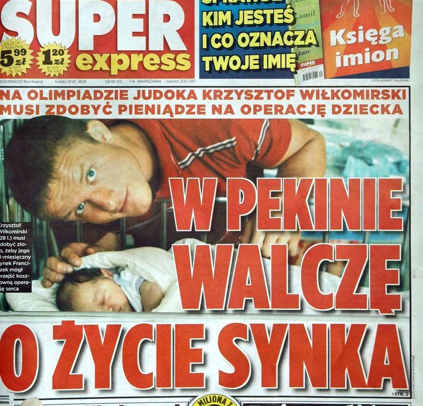 W Pekinie wygra dla synka