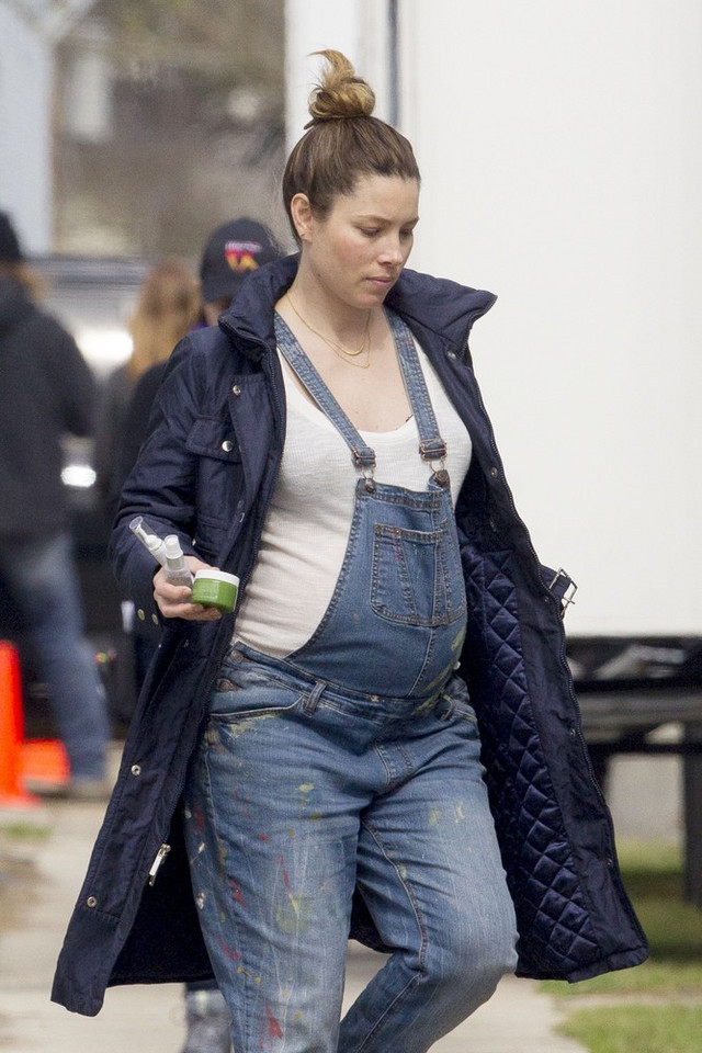 Jessica Biel w zaawansowanej ciąży