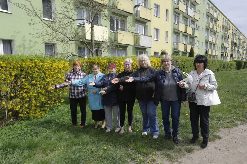 Lokatorzy bloku przy Morskiej 291 w Gdyni protestują