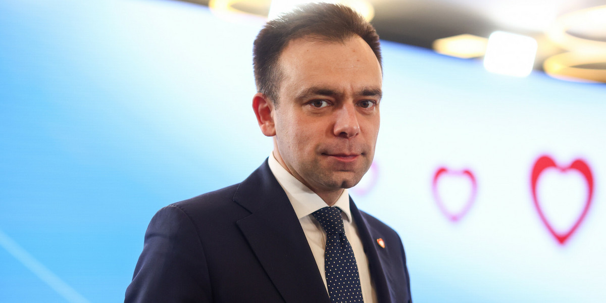 Minister finansów Andrzej Domański 