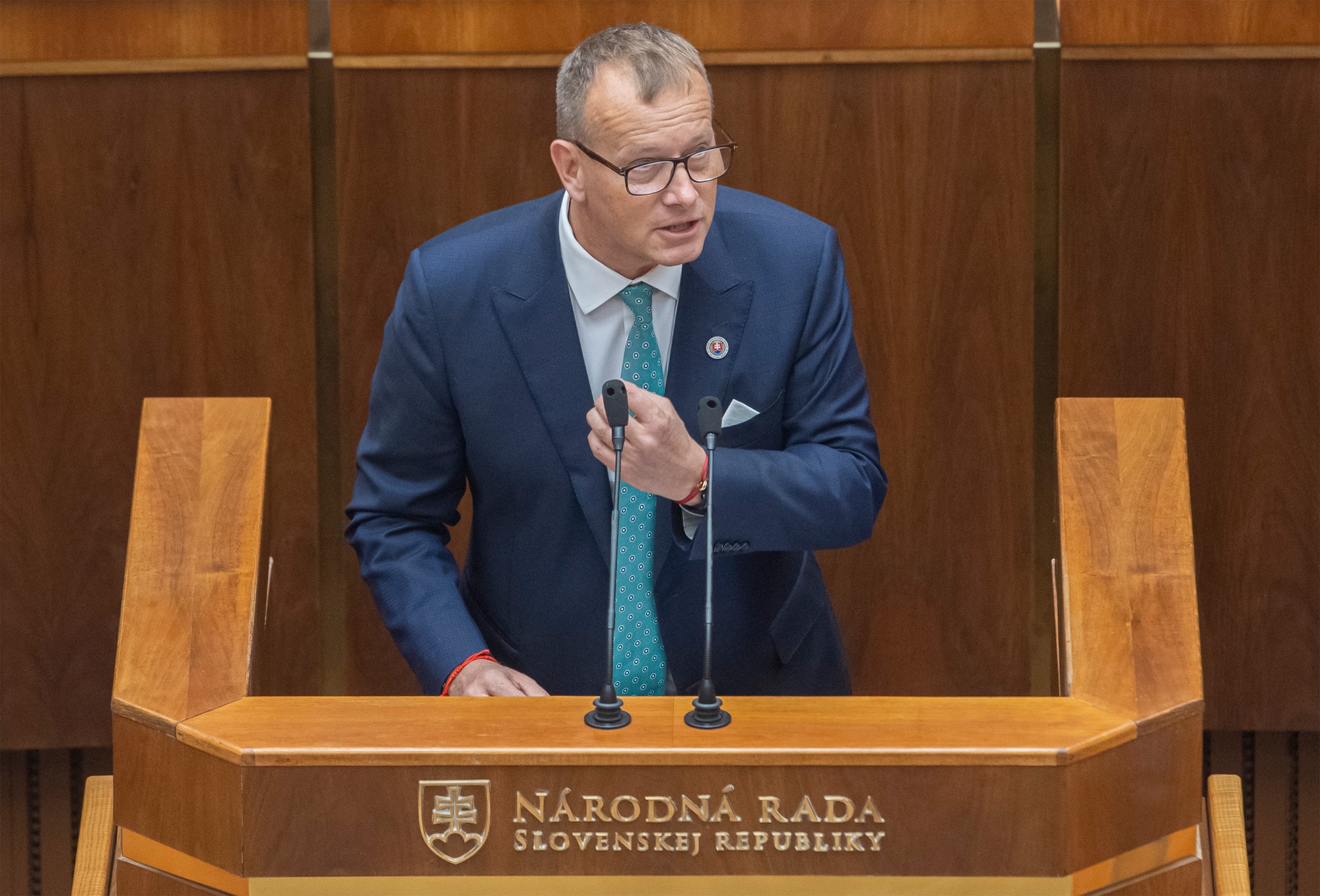 Predseda NR SR Boris Kollár (Sme rodina).