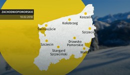 Prognoza pogody dla woj. zachodniopomorskiego - 10.02