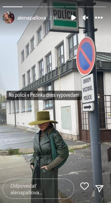 Alena Pallová vypovedala na polícii. 