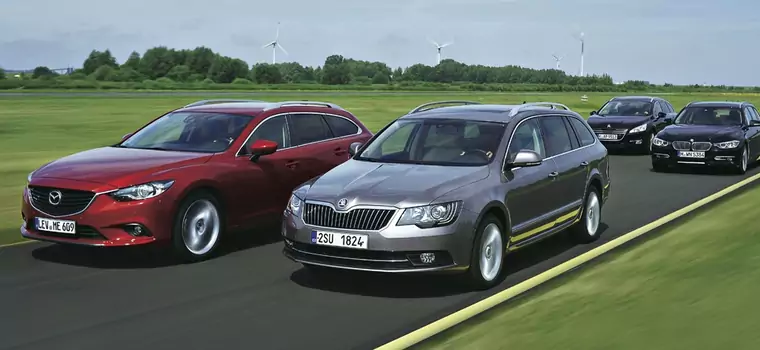 Skoda Superb Combi po liftingu kontra BMW serii 3 Touring, Mazda 6 Kombi i Peugeot 508 SW: Które kombi jest najlepsze?