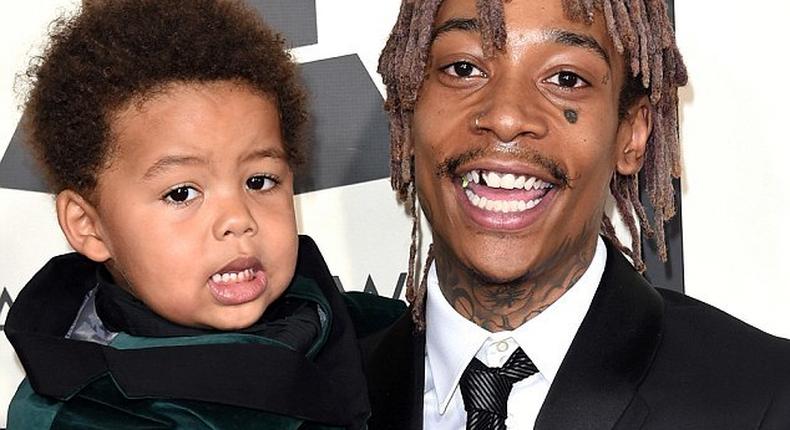 Wiz Khalifa says spending time with his son, Sebastian, always makes him feel happy