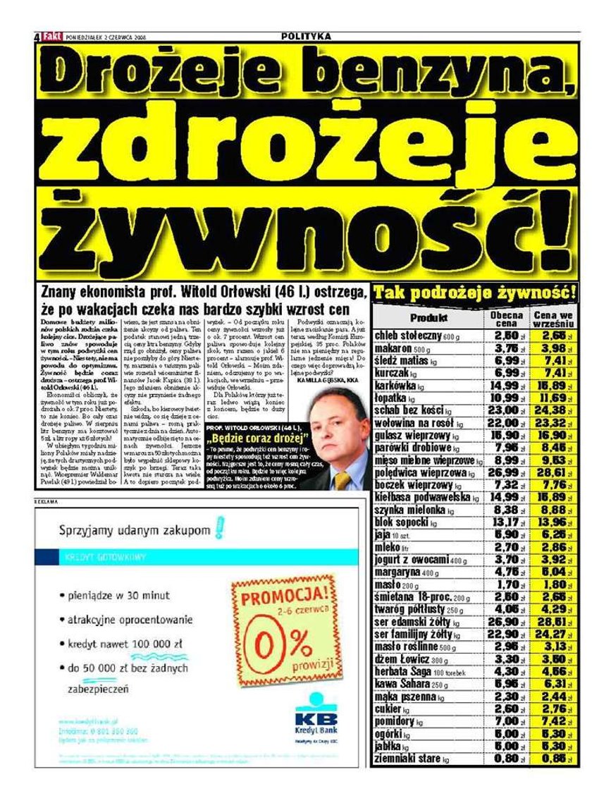 Ceny znów pójdą w górę