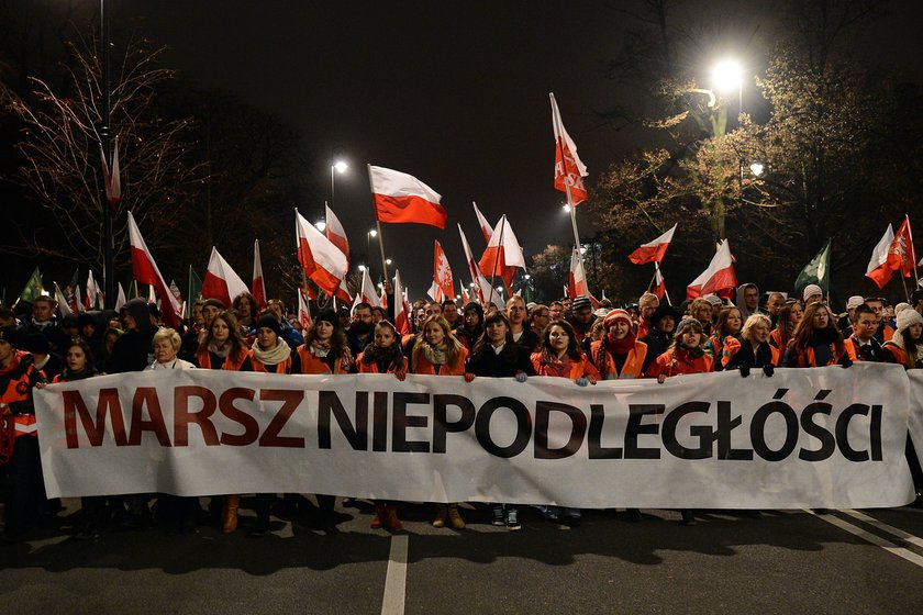 Sondaż: Polacy nie chcą brać udziału w marszu niepodległości