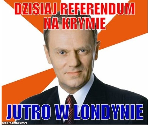 referendum na Krymie - mem