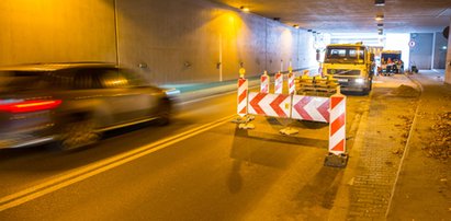 Obserwują tunel na Dębcu zamiast go naprawić