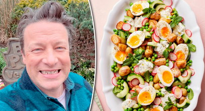Sałatka ziemniaczana Jamiego Olivera będzie pysznym lunchem lub dodatkiem do grilla