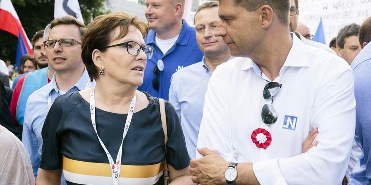 Ewa Kopacz i Ryszard Petru