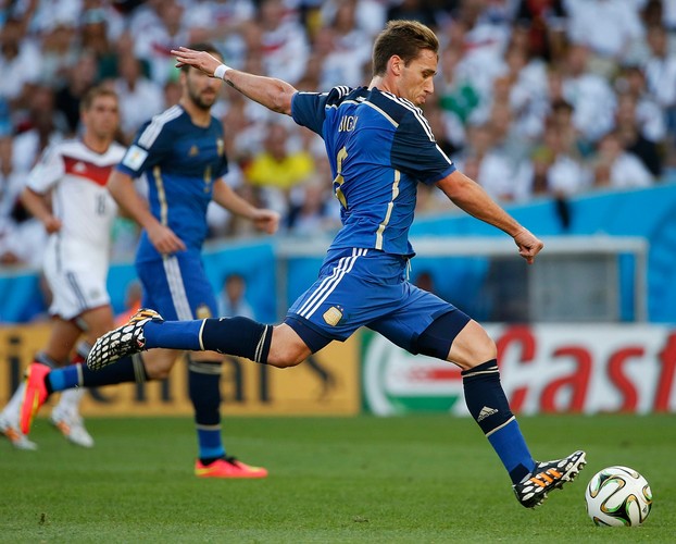 Piłkarz reprezentacji Argentyny Lucas Biglia