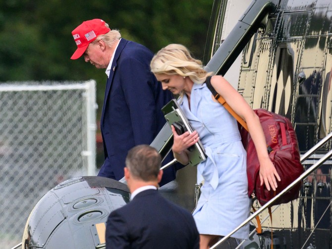 Natali Harp i Donald Tramp 