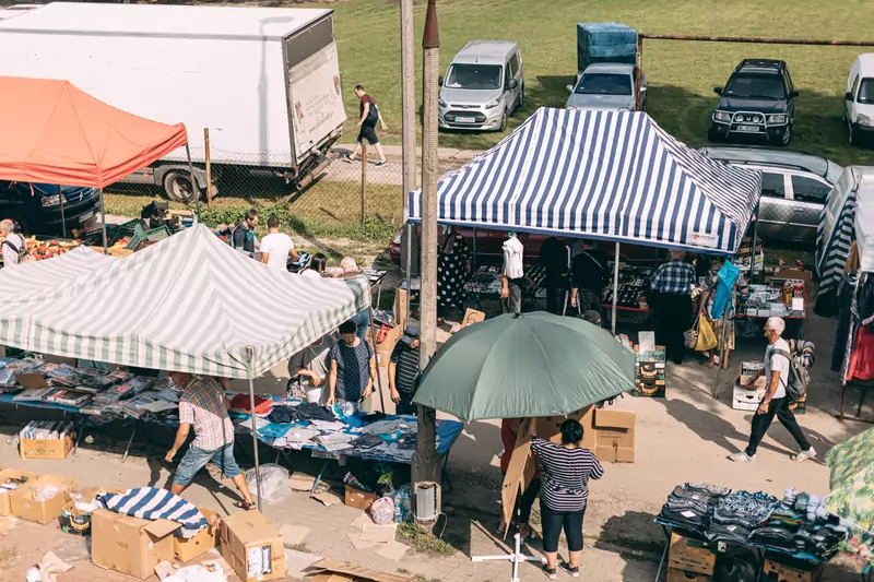 Bazar Olimpia. Tu czas zatrzymał się w miejscu