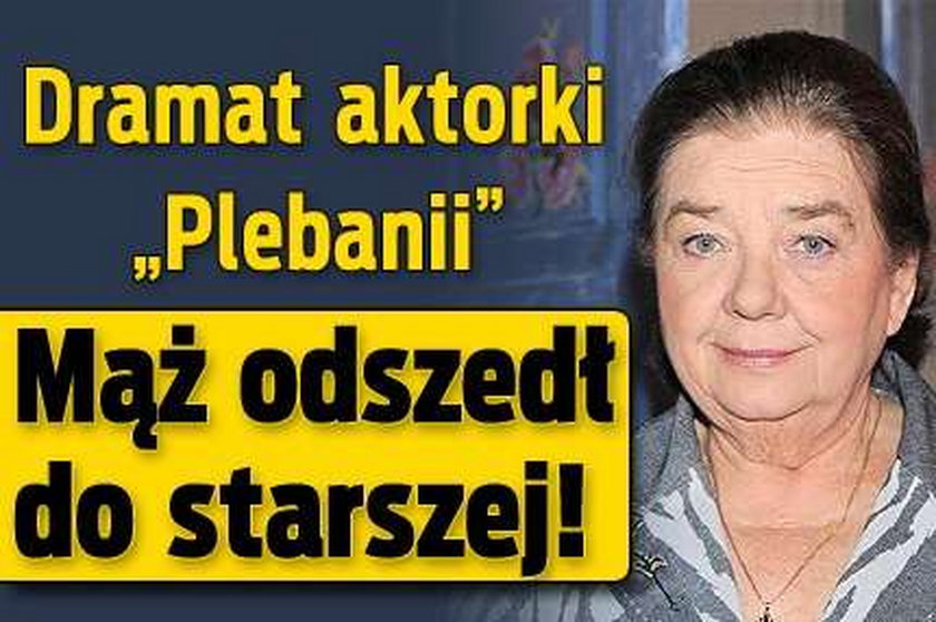 Dramat aktorki "Plebanii". Mąż odszedł do starszej!