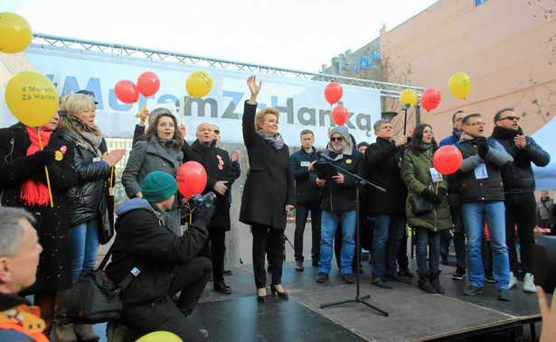 Marsz poparcia dla prezydent Łodzi. "Naszej Hanki nie oddamy"