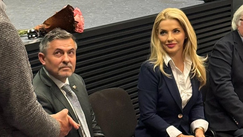 Martina Šimkovičová s Lukášom Machalom na VŠMU