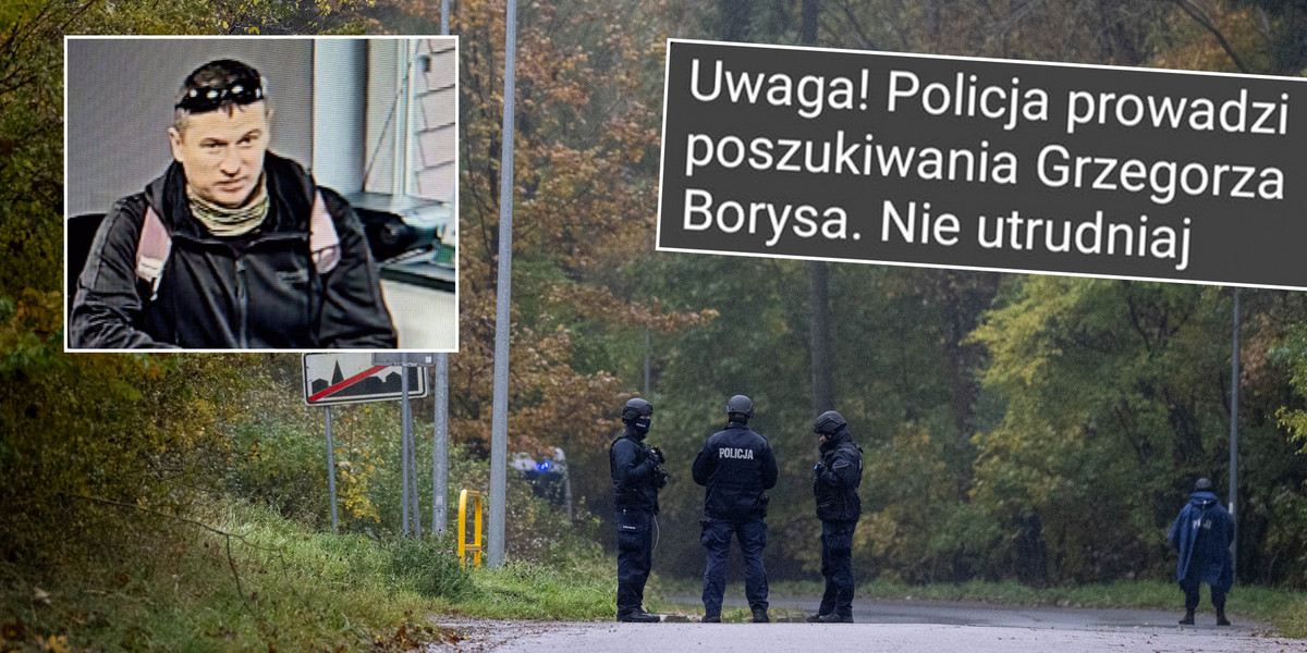 Trwa obłąwa na Grzegorza Borysa. Policja szuka też w nowych miejscach. 
