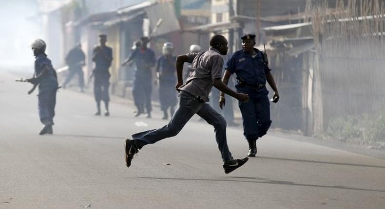 Chaos in Burundi .