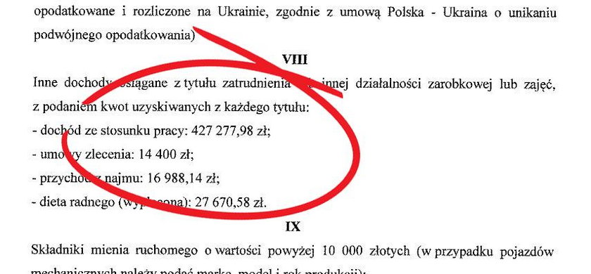 Warszawski radny PiS zarobił 422 tys. w państwowej spółce