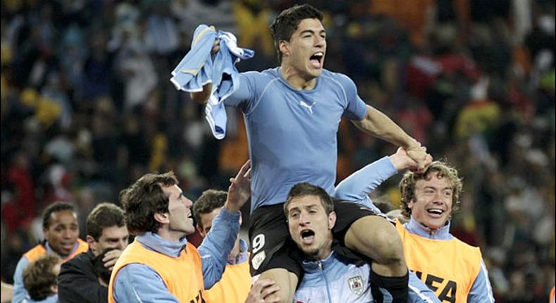 “A Uruguay player passed out while celebrating Gyan’s penalty miss – Suarez