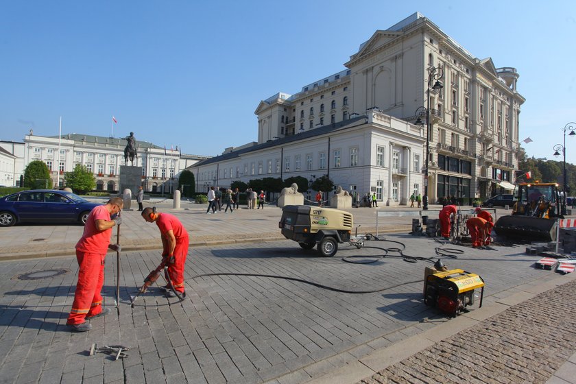 Znów remont na Krakowskim Przedmieściu